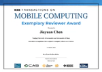 I received 2025 Exemplary Reviewer Award from IEEE Transactions on Mobile Computing!